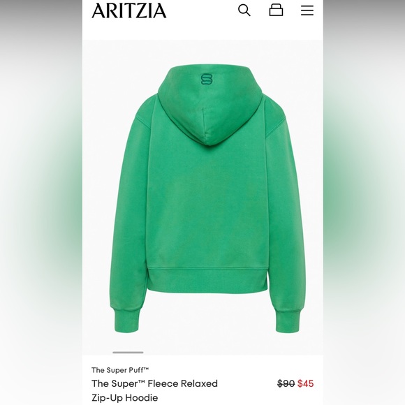 Aritzia Superpuff Superworld Hoodie | Size Small - Picture 5 of 5